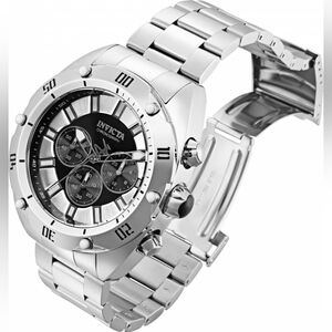 Invicta Venom Silver Chronograph Watch